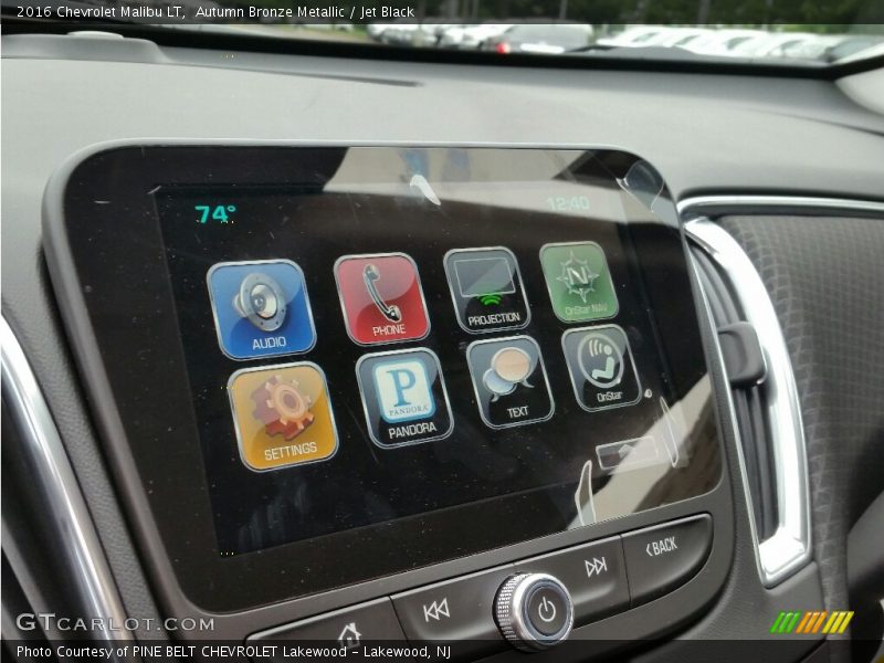 Autumn Bronze Metallic / Jet Black 2016 Chevrolet Malibu LT
