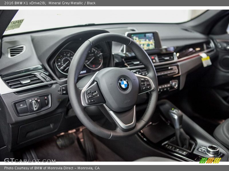 Mineral Grey Metallic / Black 2016 BMW X1 xDrive28i