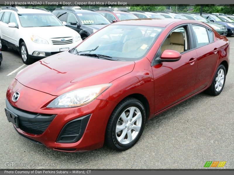 Copper Red Mica / Dune Beige 2010 Mazda MAZDA3 i Touring 4 Door