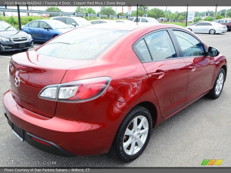 Copper Red Mica / Dune Beige 2010 Mazda MAZDA3 i Touring 4 Door