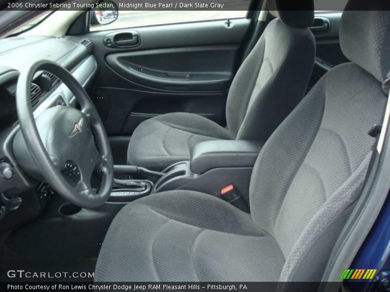 Midnight Blue Pearl / Dark Slate Gray 2006 Chrysler Sebring Touring Sedan