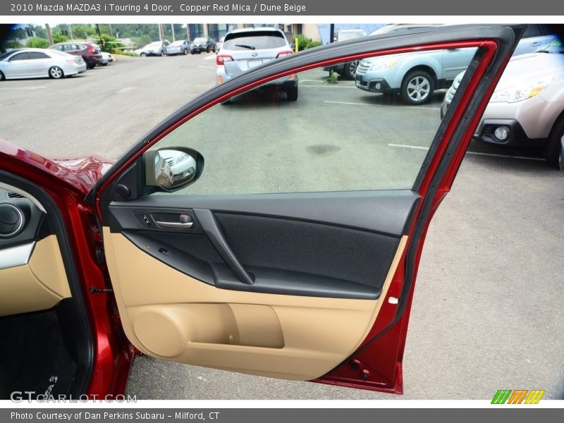 Copper Red Mica / Dune Beige 2010 Mazda MAZDA3 i Touring 4 Door