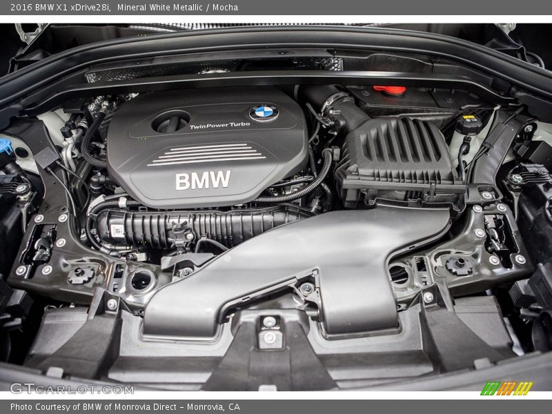 Mineral White Metallic / Mocha 2016 BMW X1 xDrive28i