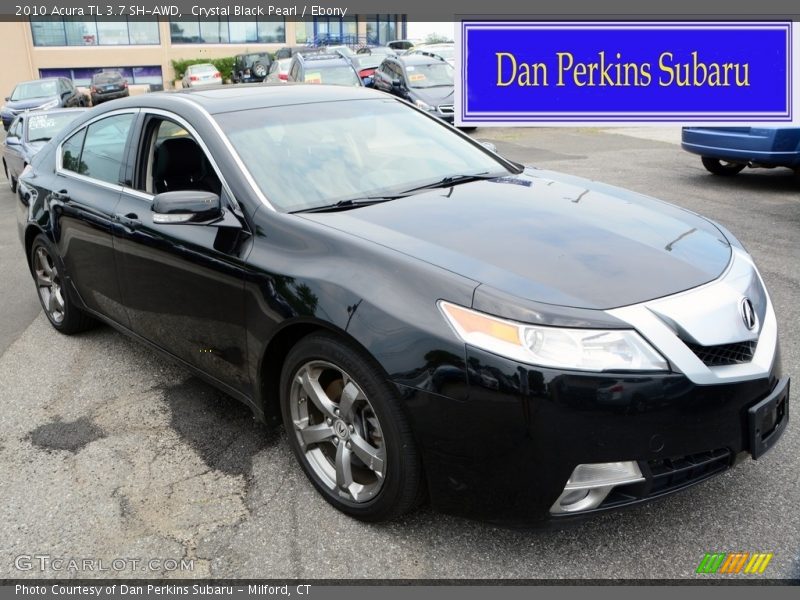 Crystal Black Pearl / Ebony 2010 Acura TL 3.7 SH-AWD