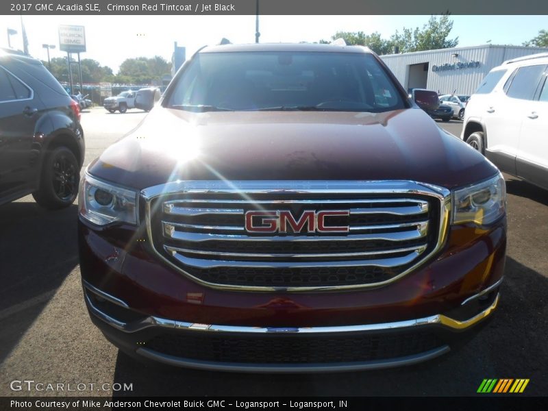 Crimson Red Tintcoat / Jet Black 2017 GMC Acadia SLE