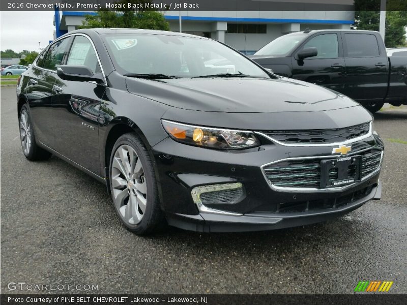 Mosaic Black Metallic / Jet Black 2016 Chevrolet Malibu Premier
