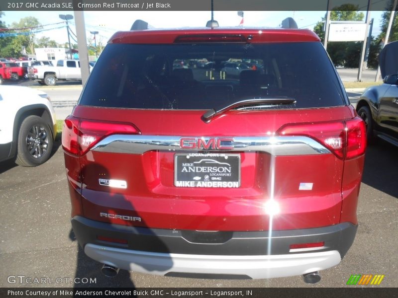 Crimson Red Tintcoat / Jet Black 2017 GMC Acadia SLE