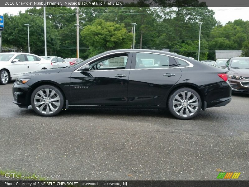 Mosaic Black Metallic / Jet Black 2016 Chevrolet Malibu Premier