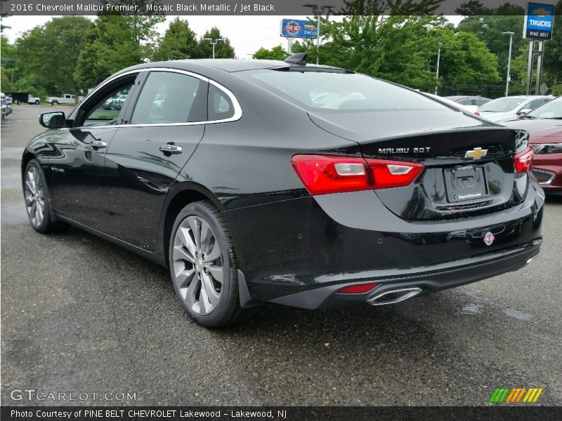 Mosaic Black Metallic / Jet Black 2016 Chevrolet Malibu Premier
