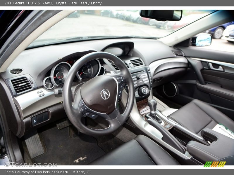 Crystal Black Pearl / Ebony 2010 Acura TL 3.7 SH-AWD