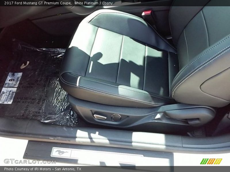 White Platinum / Ebony 2017 Ford Mustang GT Premium Coupe