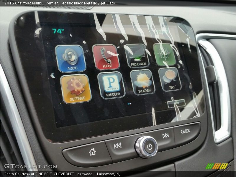 Mosaic Black Metallic / Jet Black 2016 Chevrolet Malibu Premier