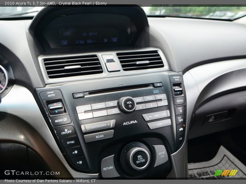 Crystal Black Pearl / Ebony 2010 Acura TL 3.7 SH-AWD