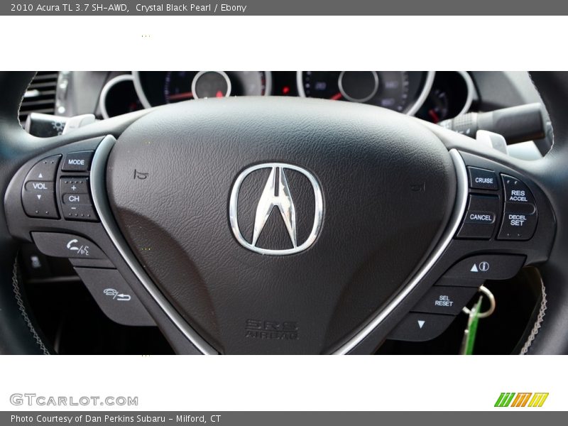 Crystal Black Pearl / Ebony 2010 Acura TL 3.7 SH-AWD