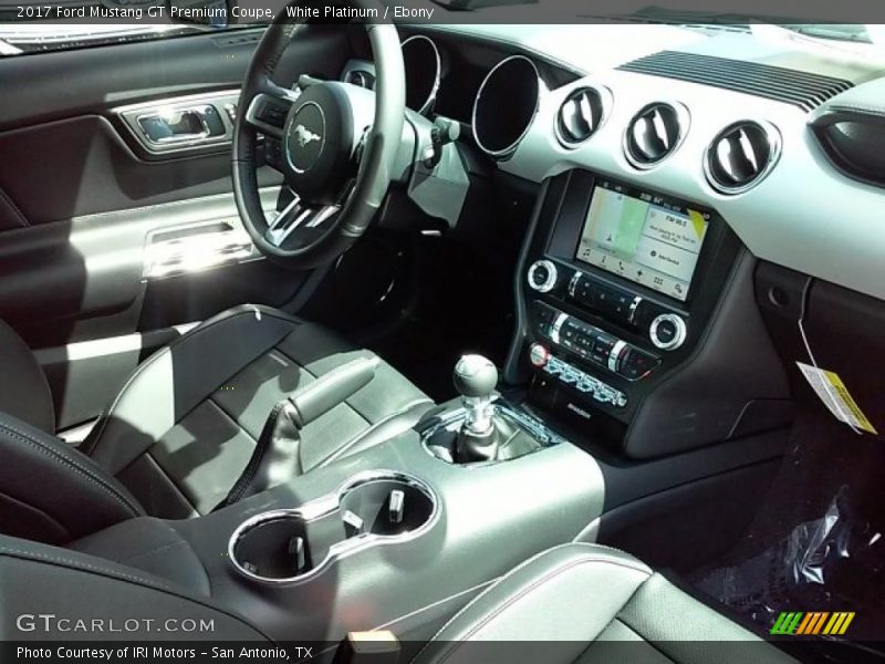 White Platinum / Ebony 2017 Ford Mustang GT Premium Coupe