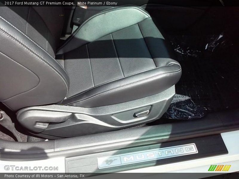 White Platinum / Ebony 2017 Ford Mustang GT Premium Coupe