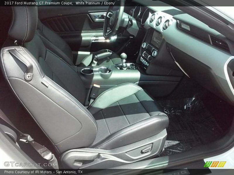 White Platinum / Ebony 2017 Ford Mustang GT Premium Coupe