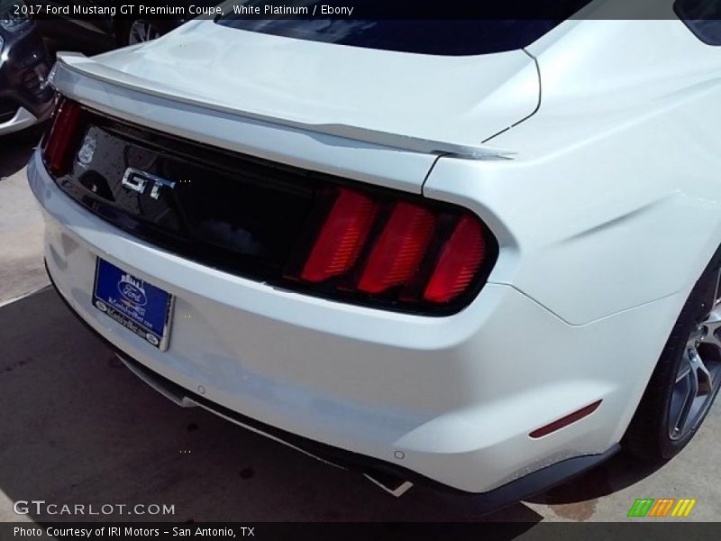 White Platinum / Ebony 2017 Ford Mustang GT Premium Coupe