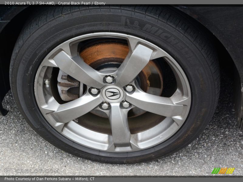 Crystal Black Pearl / Ebony 2010 Acura TL 3.7 SH-AWD
