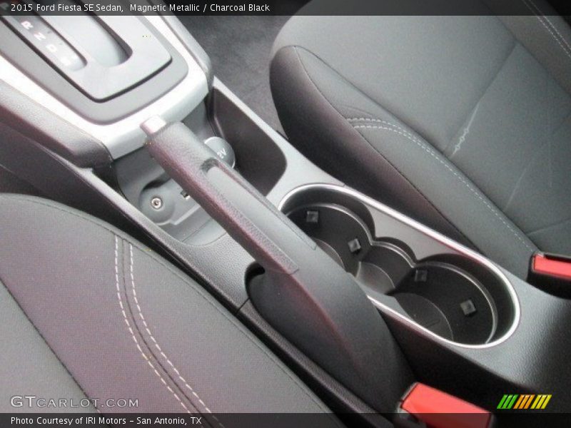 Magnetic Metallic / Charcoal Black 2015 Ford Fiesta SE Sedan