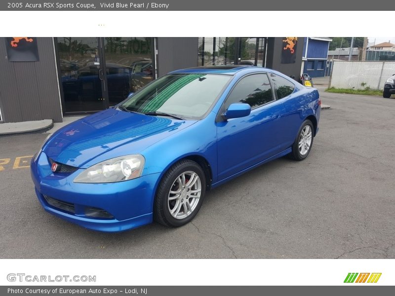 Vivid Blue Pearl / Ebony 2005 Acura RSX Sports Coupe