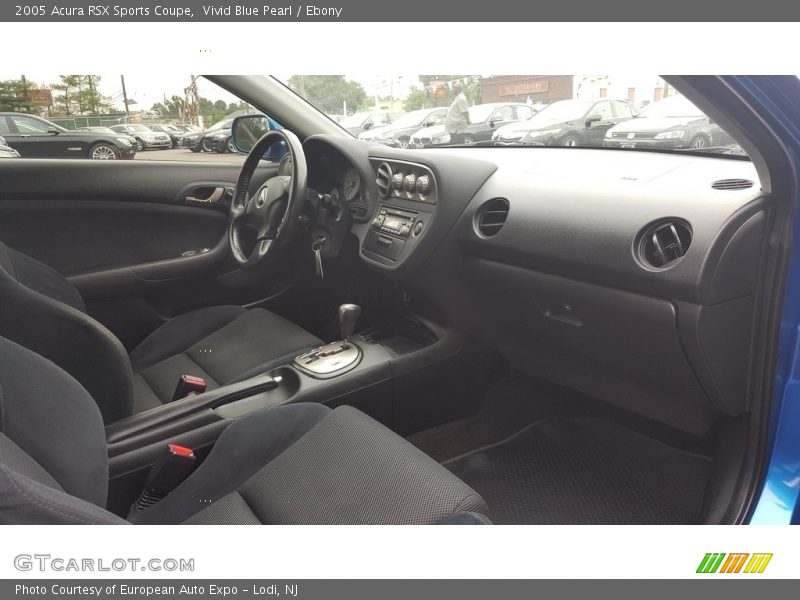 Vivid Blue Pearl / Ebony 2005 Acura RSX Sports Coupe