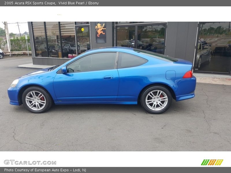 Vivid Blue Pearl / Ebony 2005 Acura RSX Sports Coupe