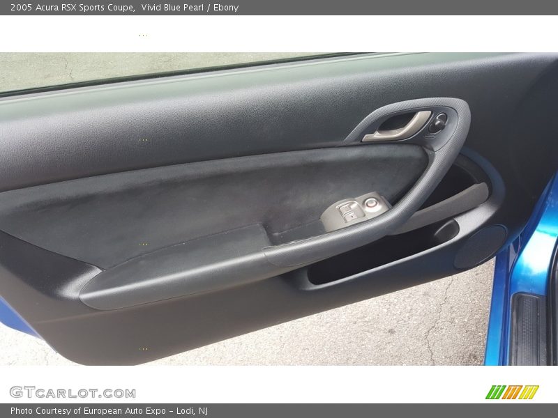 Vivid Blue Pearl / Ebony 2005 Acura RSX Sports Coupe