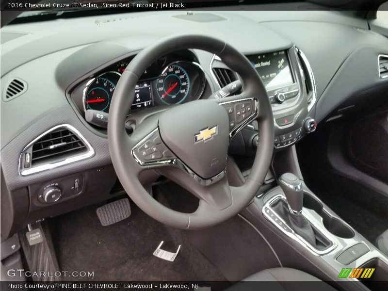 Siren Red Tintcoat / Jet Black 2016 Chevrolet Cruze LT Sedan