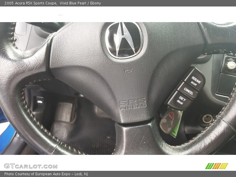 Vivid Blue Pearl / Ebony 2005 Acura RSX Sports Coupe
