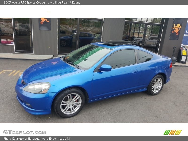 Vivid Blue Pearl / Ebony 2005 Acura RSX Sports Coupe