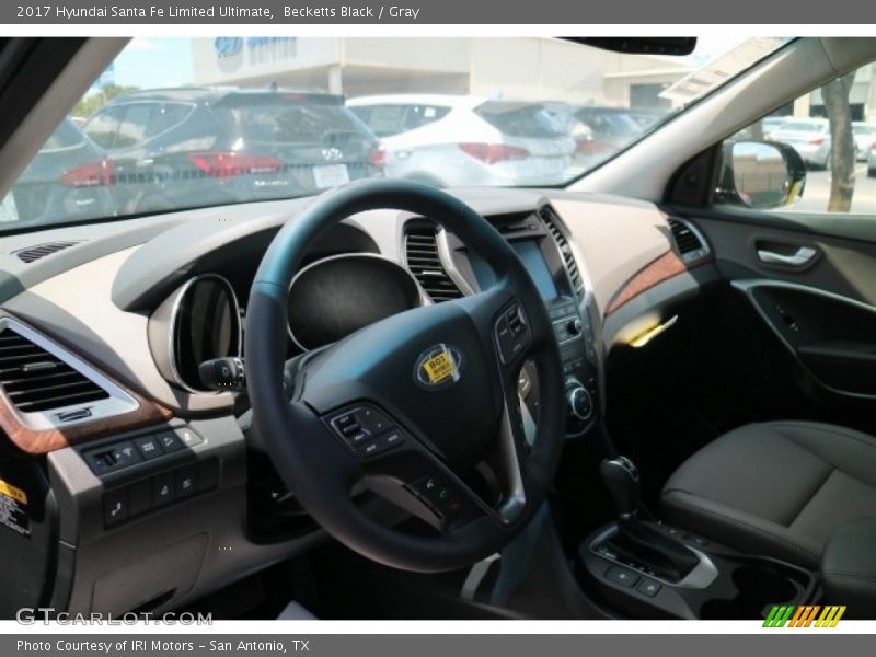 Becketts Black / Gray 2017 Hyundai Santa Fe Limited Ultimate