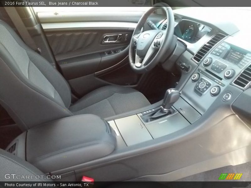 Blue Jeans / Charcoal Black 2016 Ford Taurus SEL