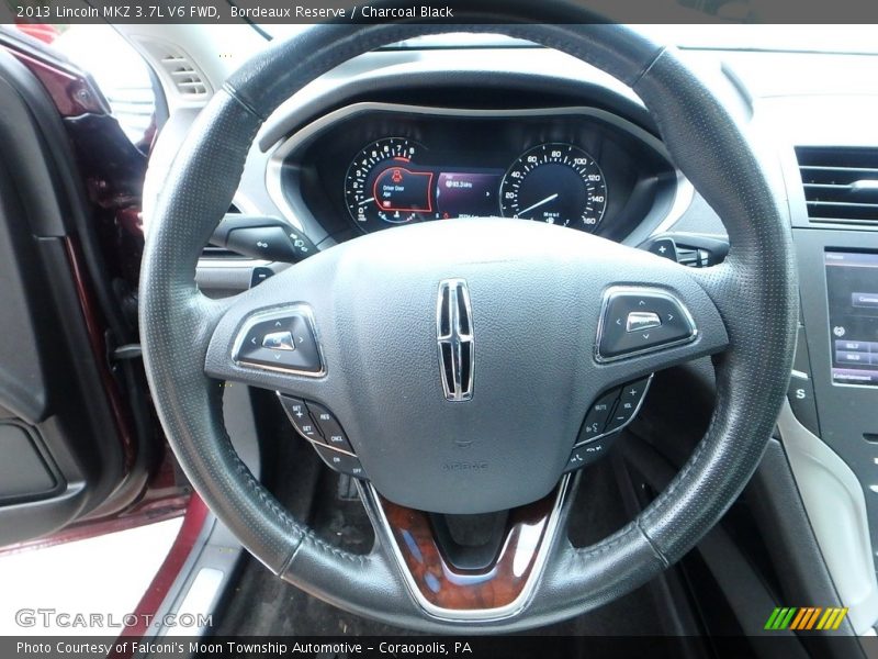 Bordeaux Reserve / Charcoal Black 2013 Lincoln MKZ 3.7L V6 FWD