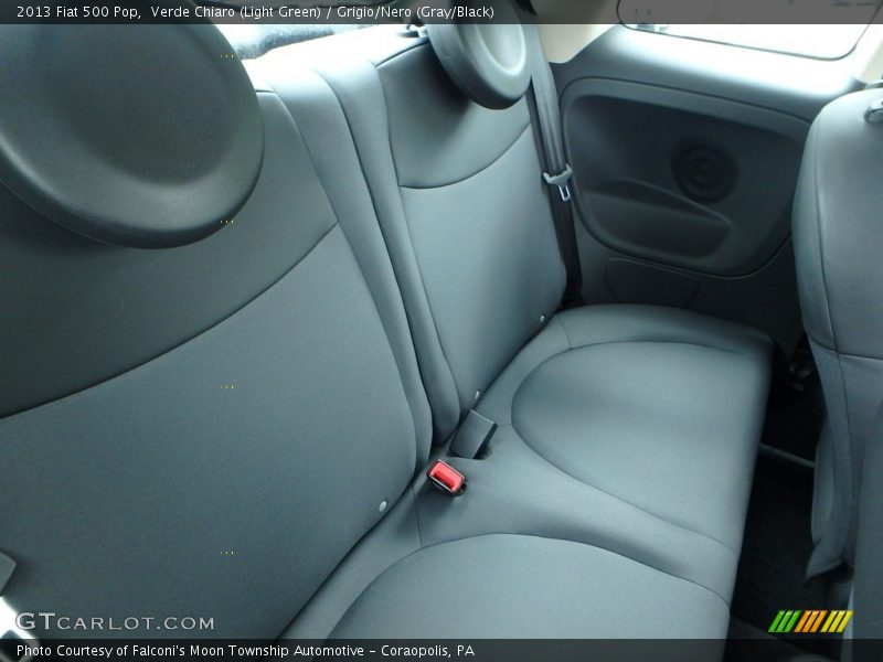 Verde Chiaro (Light Green) / Grigio/Nero (Gray/Black) 2013 Fiat 500 Pop