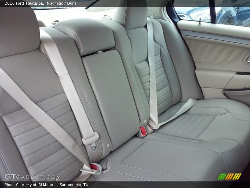 Rear Seat of 2016 Taurus SE