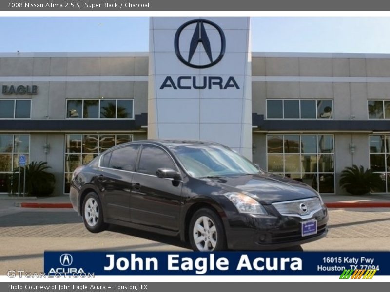 Super Black / Charcoal 2008 Nissan Altima 2.5 S