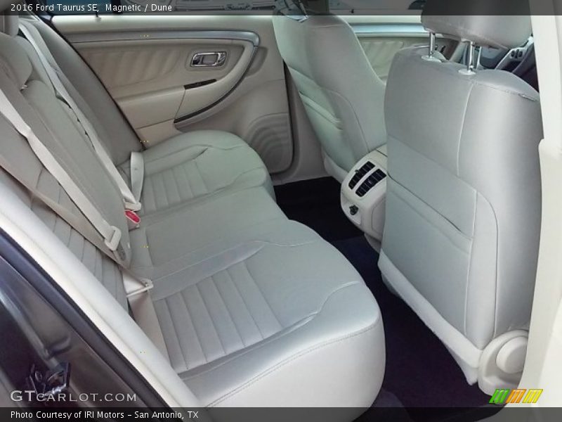 Rear Seat of 2016 Taurus SE