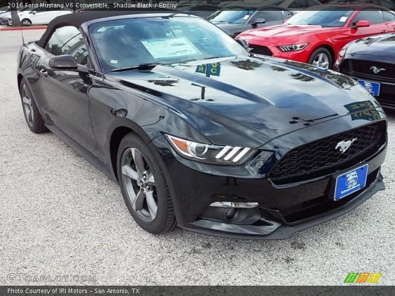 Shadow Black / Ebony 2016 Ford Mustang V6 Convertible