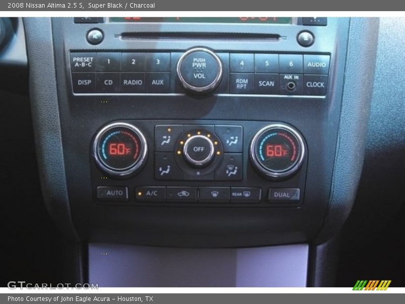 Super Black / Charcoal 2008 Nissan Altima 2.5 S