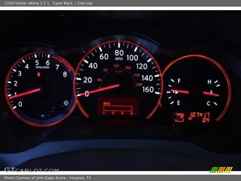 Super Black / Charcoal 2008 Nissan Altima 2.5 S