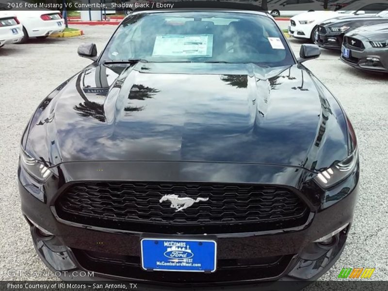Shadow Black / Ebony 2016 Ford Mustang V6 Convertible