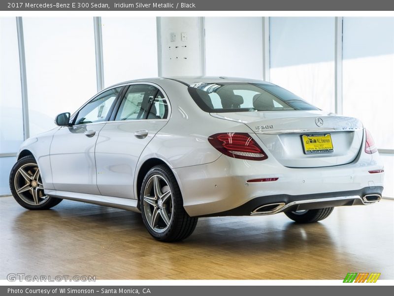 Iridium Silver Metallic / Black 2017 Mercedes-Benz E 300 Sedan