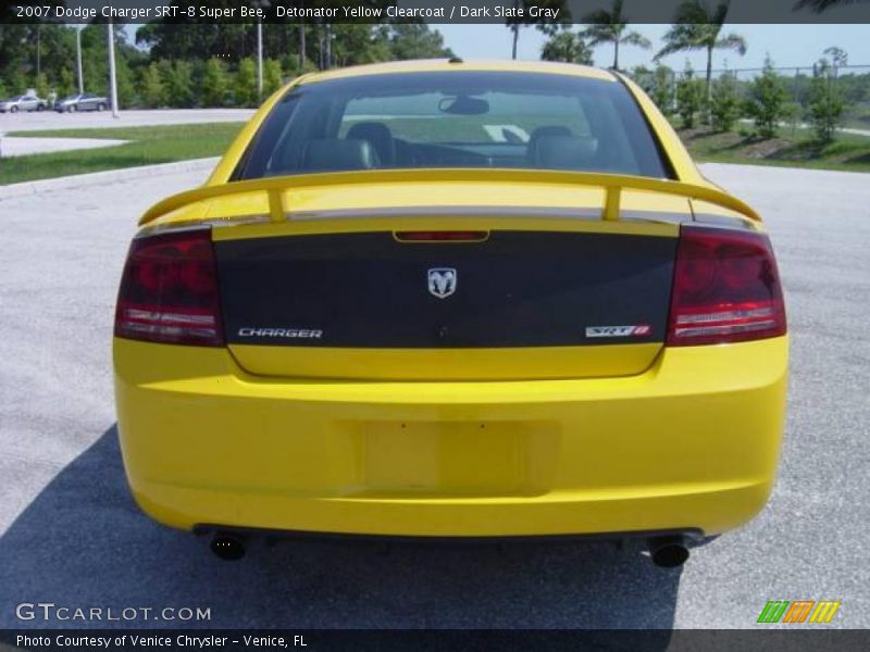 Detonator Yellow Clearcoat / Dark Slate Gray 2007 Dodge Charger SRT-8 Super Bee