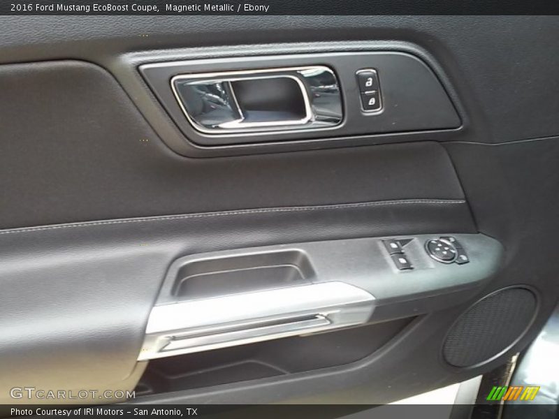 Magnetic Metallic / Ebony 2016 Ford Mustang EcoBoost Coupe