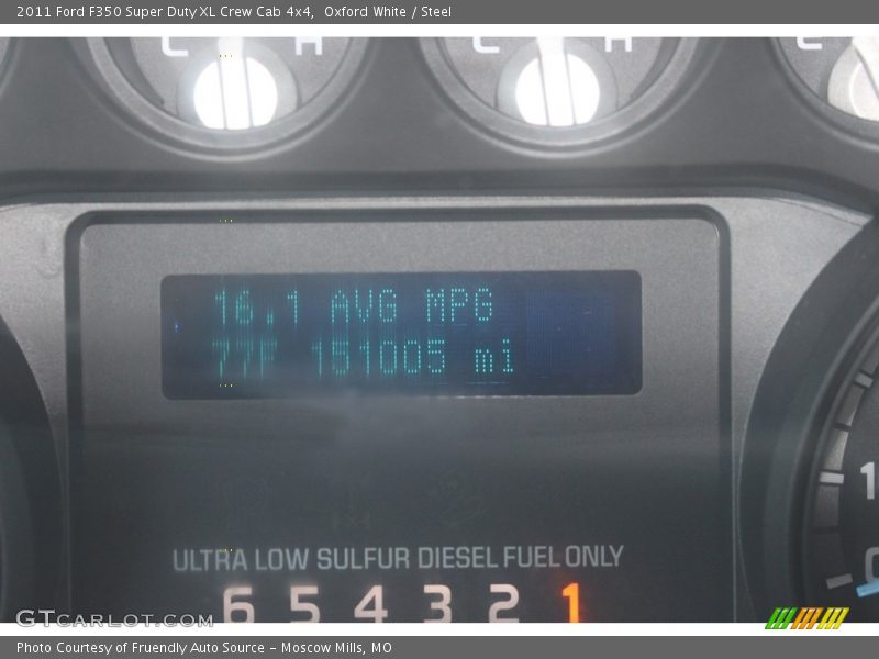 Oxford White / Steel 2011 Ford F350 Super Duty XL Crew Cab 4x4
