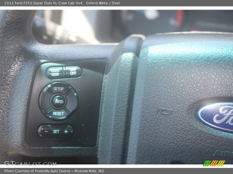 Oxford White / Steel 2011 Ford F350 Super Duty XL Crew Cab 4x4