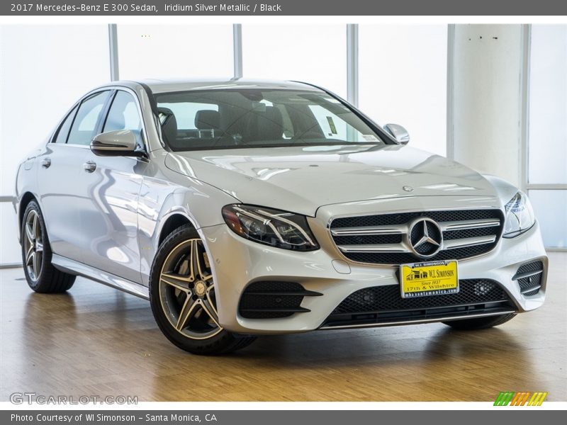 Iridium Silver Metallic / Black 2017 Mercedes-Benz E 300 Sedan
