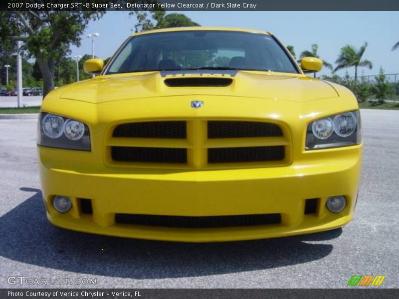 Detonator Yellow Clearcoat / Dark Slate Gray 2007 Dodge Charger SRT-8 Super Bee