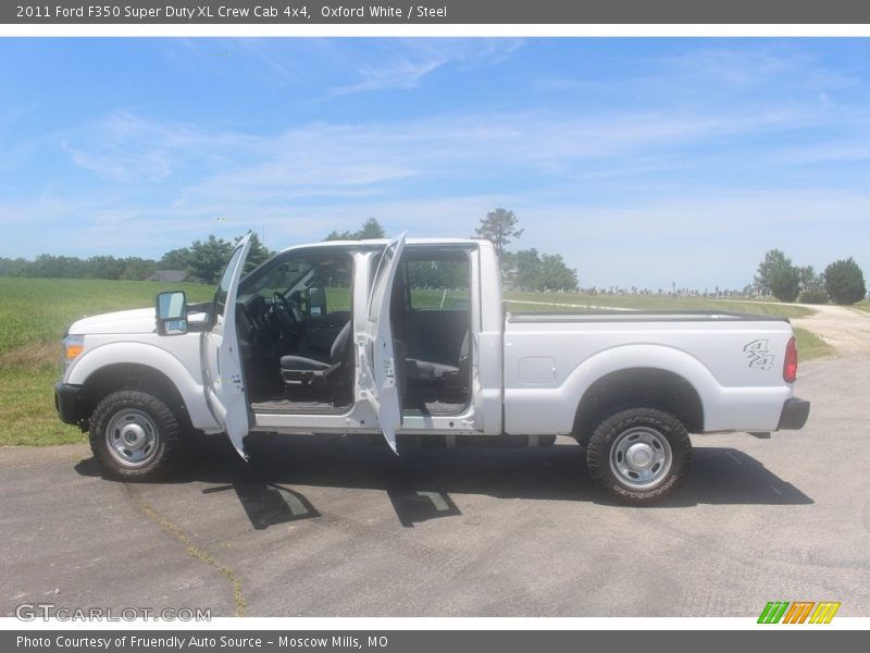 Oxford White / Steel 2011 Ford F350 Super Duty XL Crew Cab 4x4